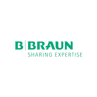 grüner Schriftzug B Braun Sharing Expertise