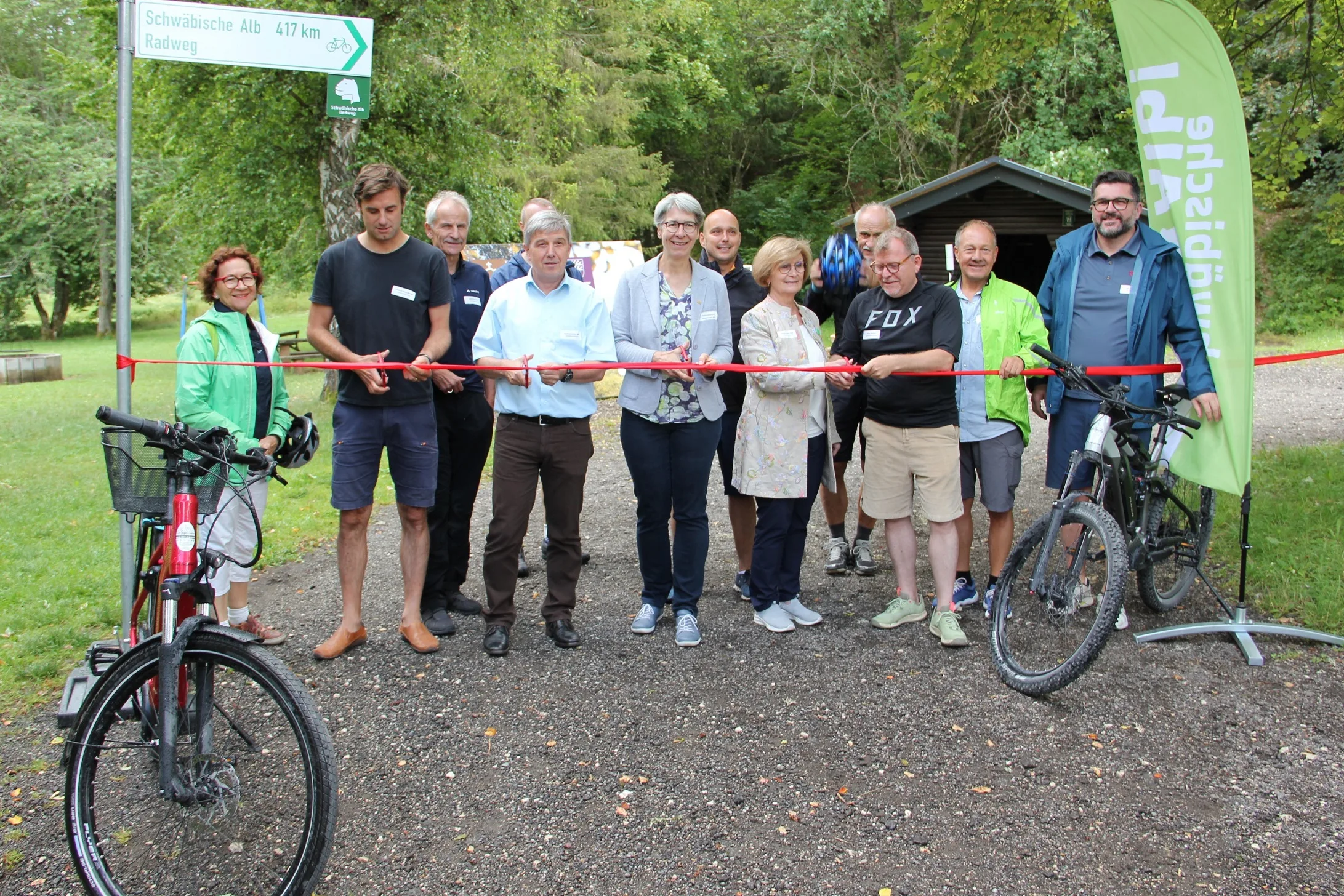 Schwäbisch Alb-Radweg Eröffnung