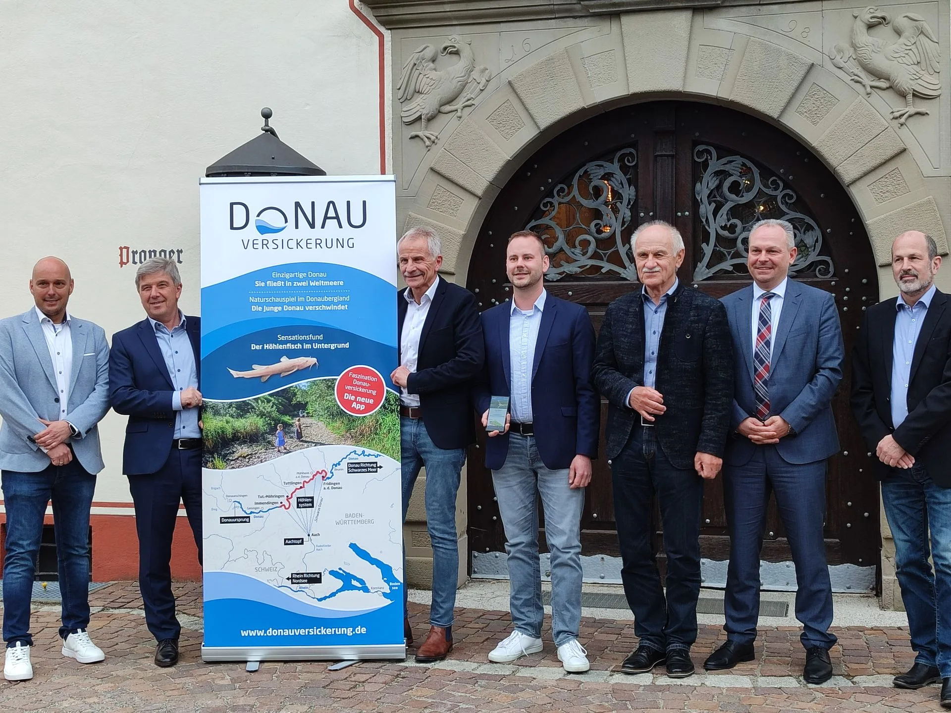 Projekt Donauversickerung Präsentation der neuen App