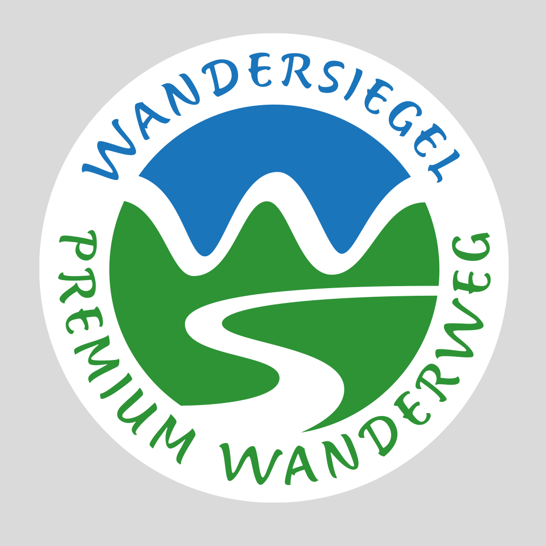Das Wandersiegel des Deutschen Wanderverbands.