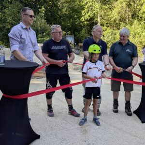 Eröffnung des Bikeparks Leibertingen. © Naturpark Obere Donau